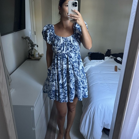 Abercrombie Smocked Mini Dress - Picture 6 of 6